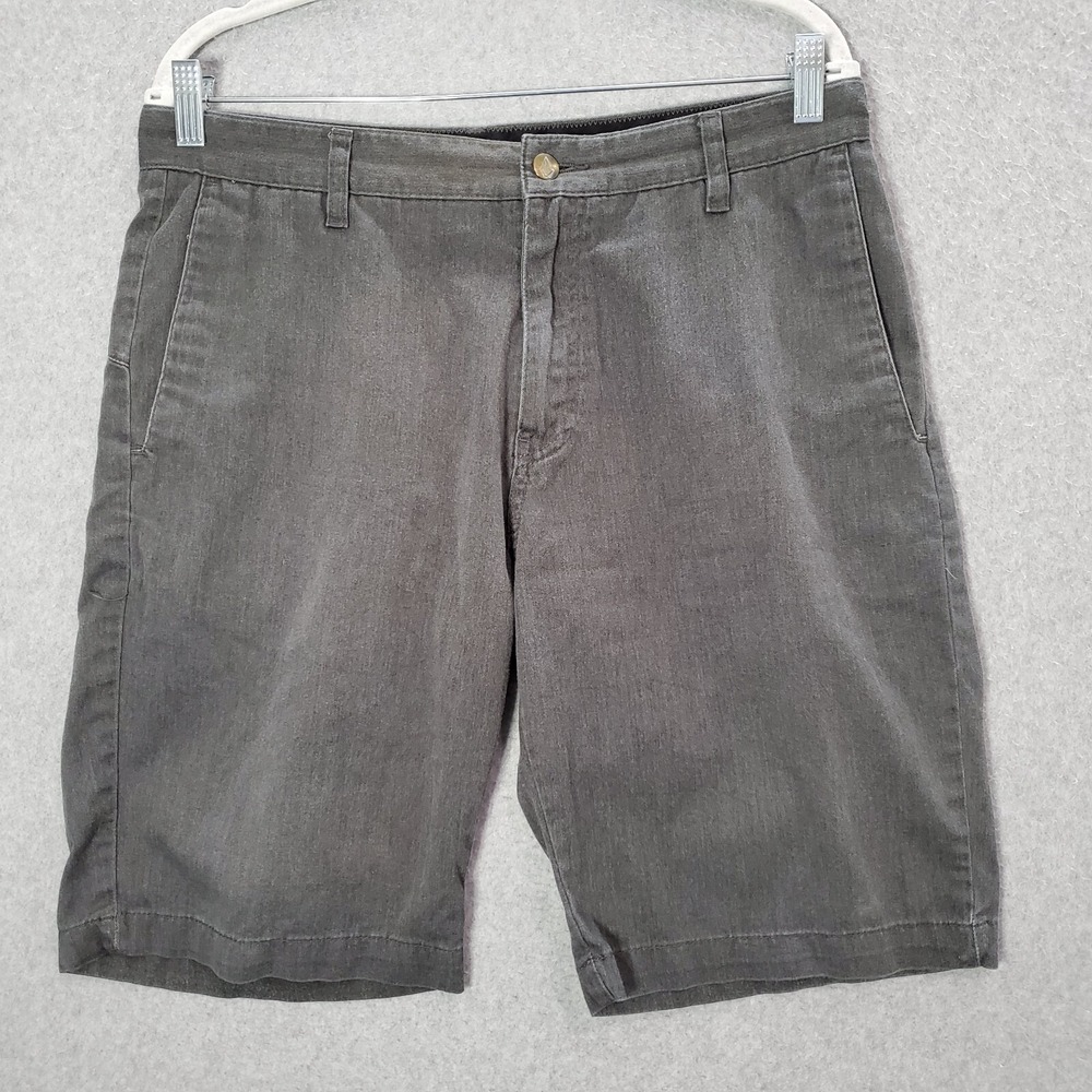 Volcom Men Shorts 32 Gray Chino Skate  Grunge Y2K READ